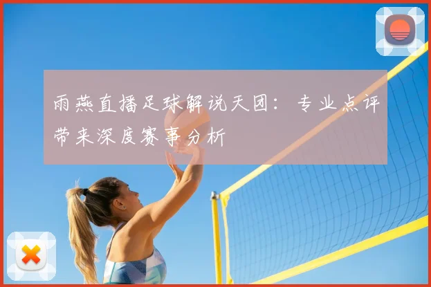 雨燕直播足球解说天团：专业点评带来深度赛事分析